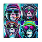 sMonkey aRound #1 - GPY Canvas Prints
