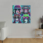 sMonkey aRound #1 - GPY Canvas Prints