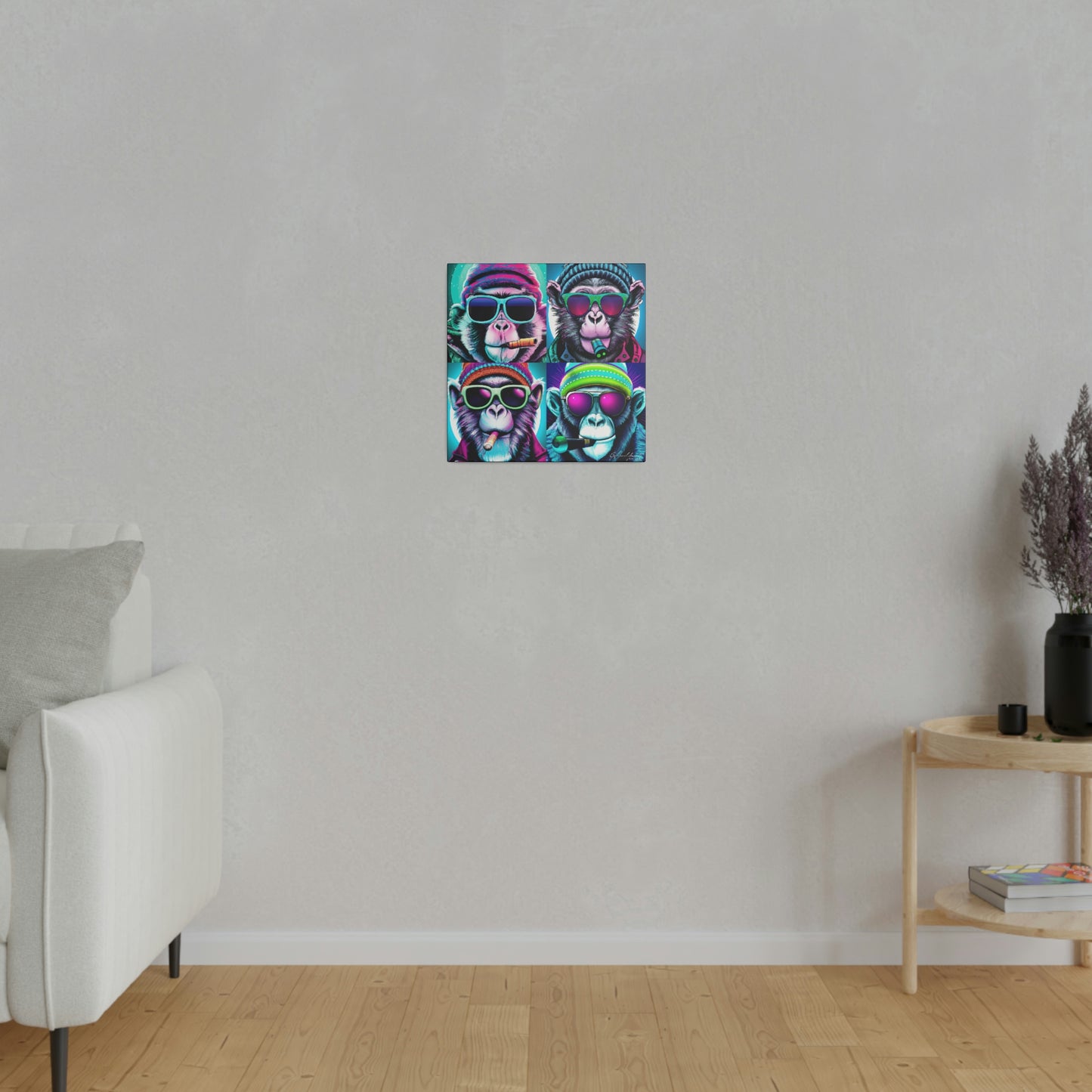 sMonkey aRound #1 - GPY Canvas Prints