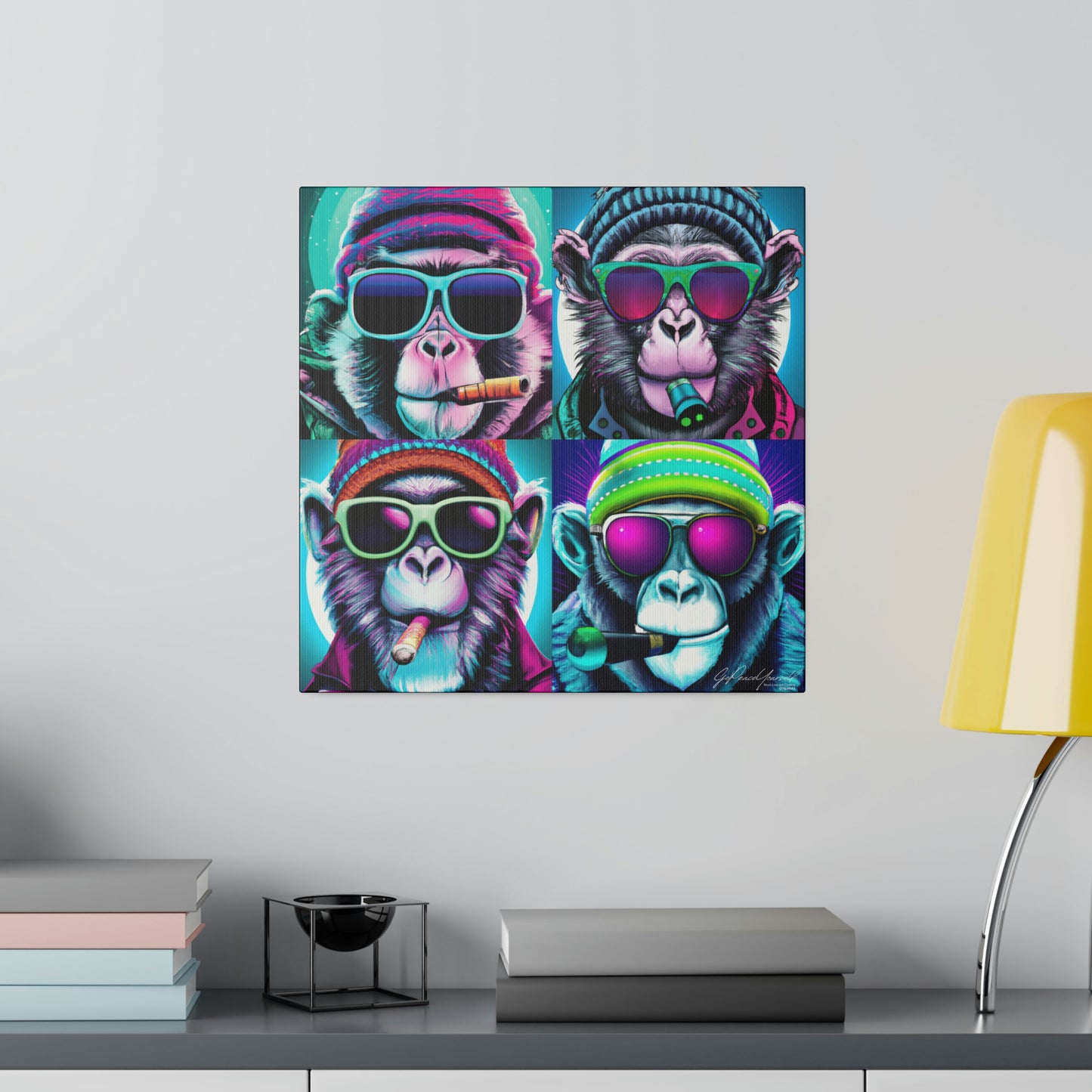 sMonkey aRound #1 - GPY Canvas Prints