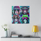 sMonkey aRound #1 - GPY Canvas Prints